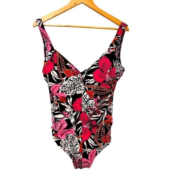 Gabar Floral One Piece Swimsuit Size 16 - Picture 1 of 7